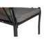 Mobilier de patio 7 pièces, chaises confortables avec coussins amovibles, meubles brun / gris, pieds de table réglables en acier, sièges confortables, brun / gris