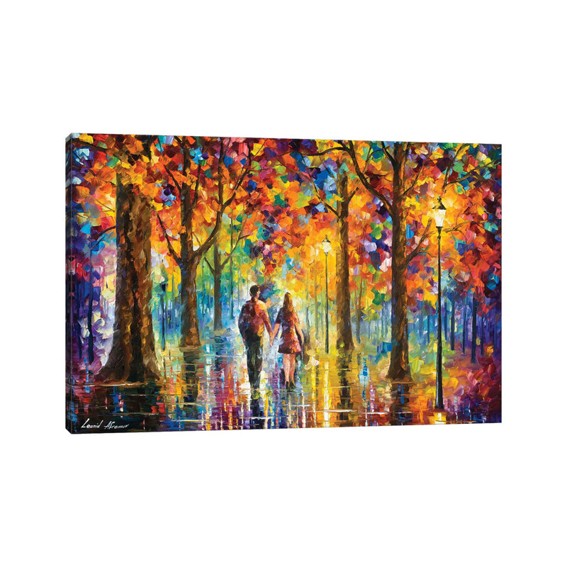 «Late Stroll Miami», reproduction d'art sur toile encadrée, H 12 po x l 18 po, Toile tendue, Ne s’applique pas