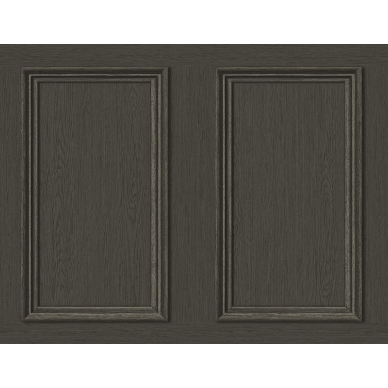 Rouleau de papier peint lisse L 18 pi x l 27 po The Sojour, Gris anthracite