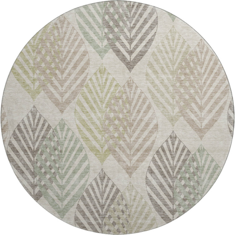Premium Machine Washable Prisco Beige Rug