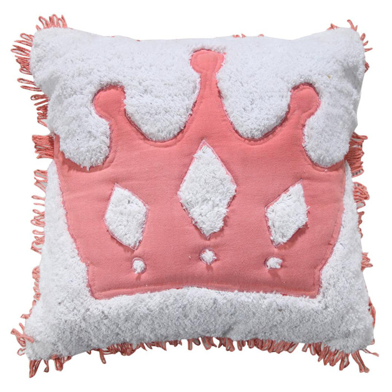 Cotton Reversible Throw Pillow