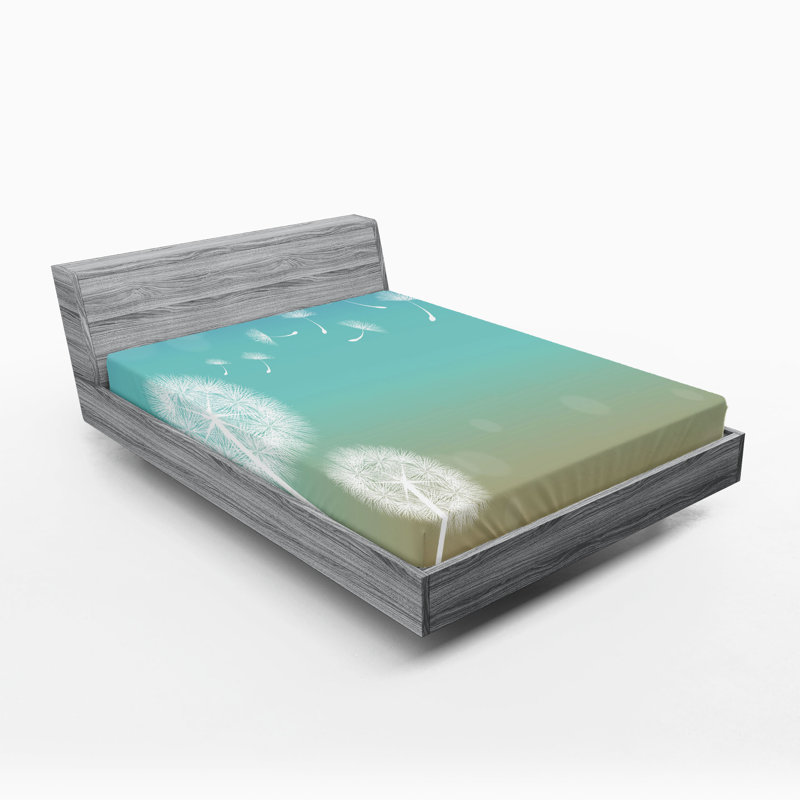 Ensemble de 2 drap-housse de pissenlit Ambesonne