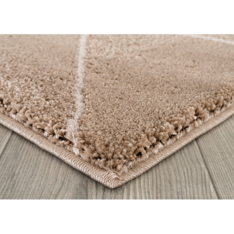 Tapis beige / brun Zed, Rectangle 7 pi 10 po x 10 pi 6 po