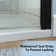 24-25 3/8 in.W x 72 in.H Pivot Frameless Glass Shower Door