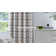 Groover Check Eyelet Room Darkening Curtains