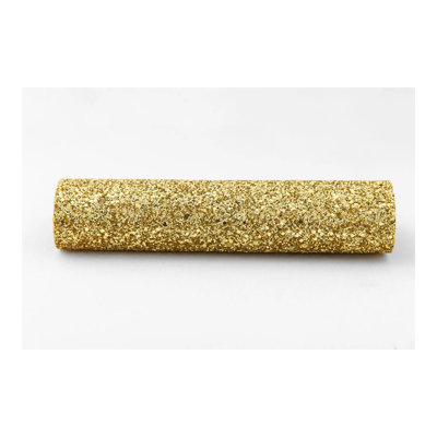 Gold – 27” x 33 ft Real Glitter Wallpaper Roll