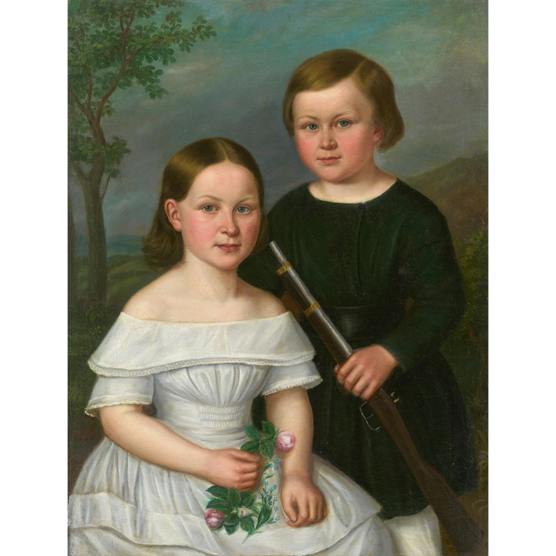 Portrait de deux enfants (1840)