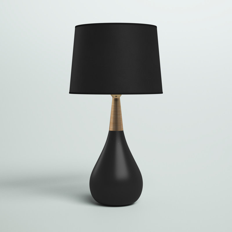 Lampe de table en laiton antique 28 po Platz