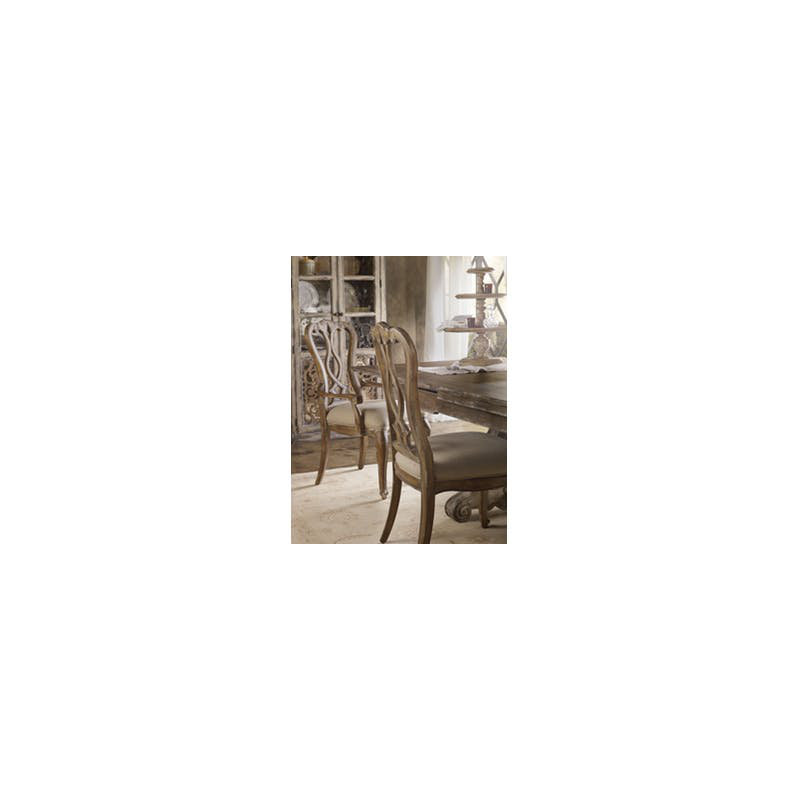 Chatelet Upholstered Dining Chair, Caramel Froth/Light Wood