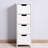 White Bathroom Cabinet With Spacious Drawers To Accommodate Your Needs Chic Storage Smooth Drawer Slides For Easy Access