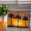 Ensemble de palmiers en bois coucher de soleil Spates-123472070