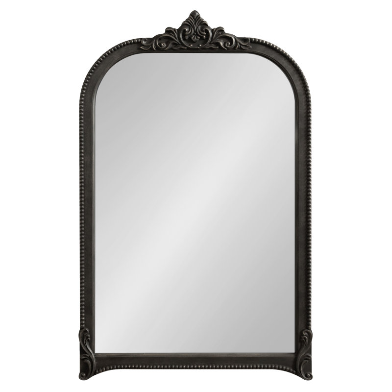 Miroir mural Hillenbrand, 38 po x 24 po, Noir