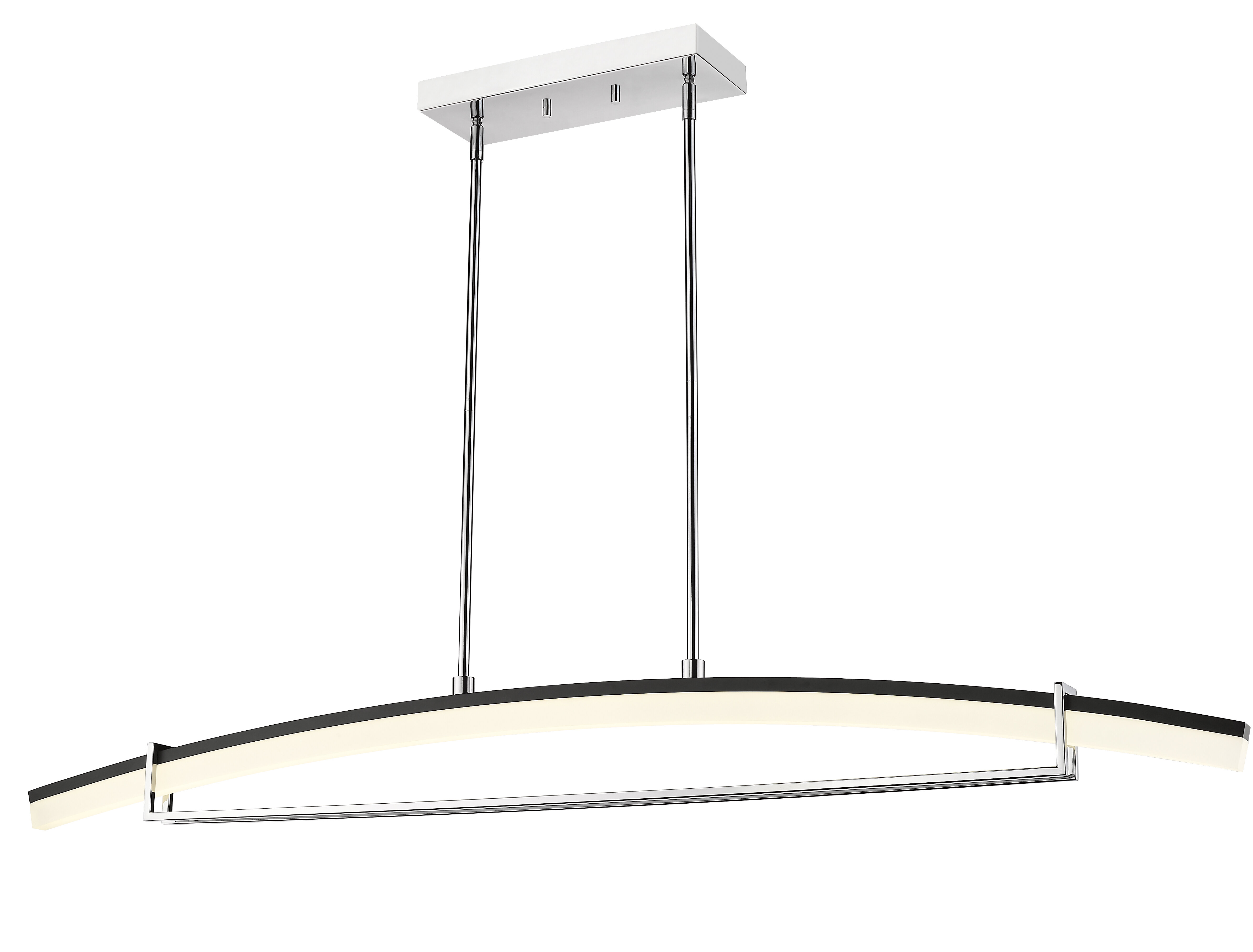 Orren Ellis Lediana 3 - Light 31.5'' Unique/Statement Geometric LED Flush  Mount & Reviews