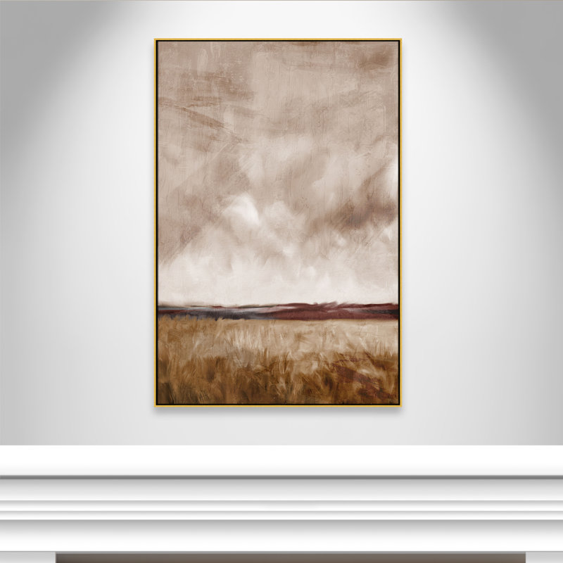 «Autumn Sky Print» par Kimberly Allen, Flotteur doré, L 41,5 po x H 61,5 po