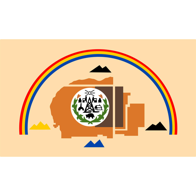 Native American Navajo Nation, H 14 po x l 24 po