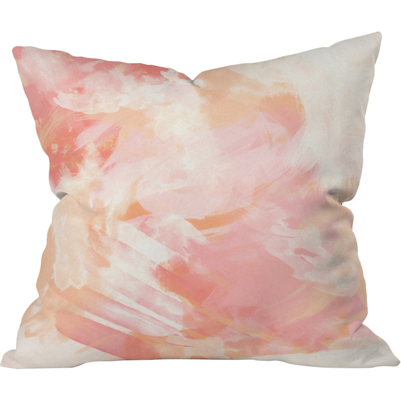 Chelsea Victoria Watercolor Outdoor Throw Pillow, 18" x 18"