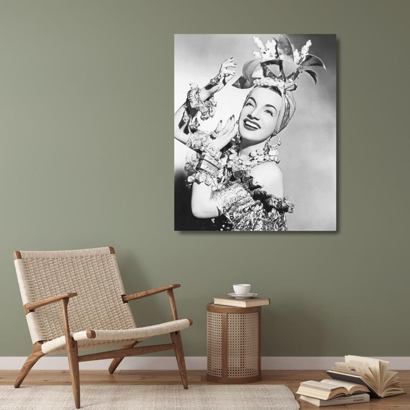 «Red Barrel Studio®», galerie de photos sur toile tendue à Hollywood, Carmen Miranda (64_487144), H 33 po x l 28 po