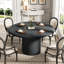 Round Metal Base Dining Table