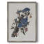 Reproduction encadrée vintage avec reproduction d'animaux XXXIV - bois massif