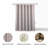  Handmade Floral Block Print Colored Linen Curtain for Bathroom | Artisan Bath Textile, Juju Flower, Rust-1663581673