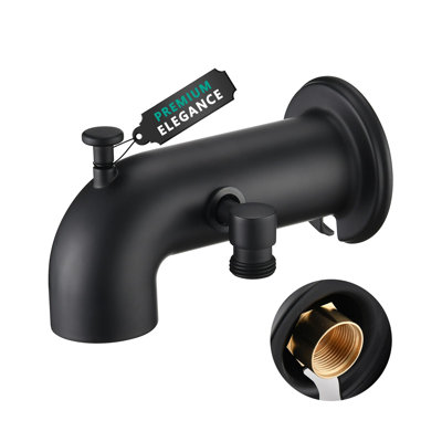 Wall Tub Spout with Diverter