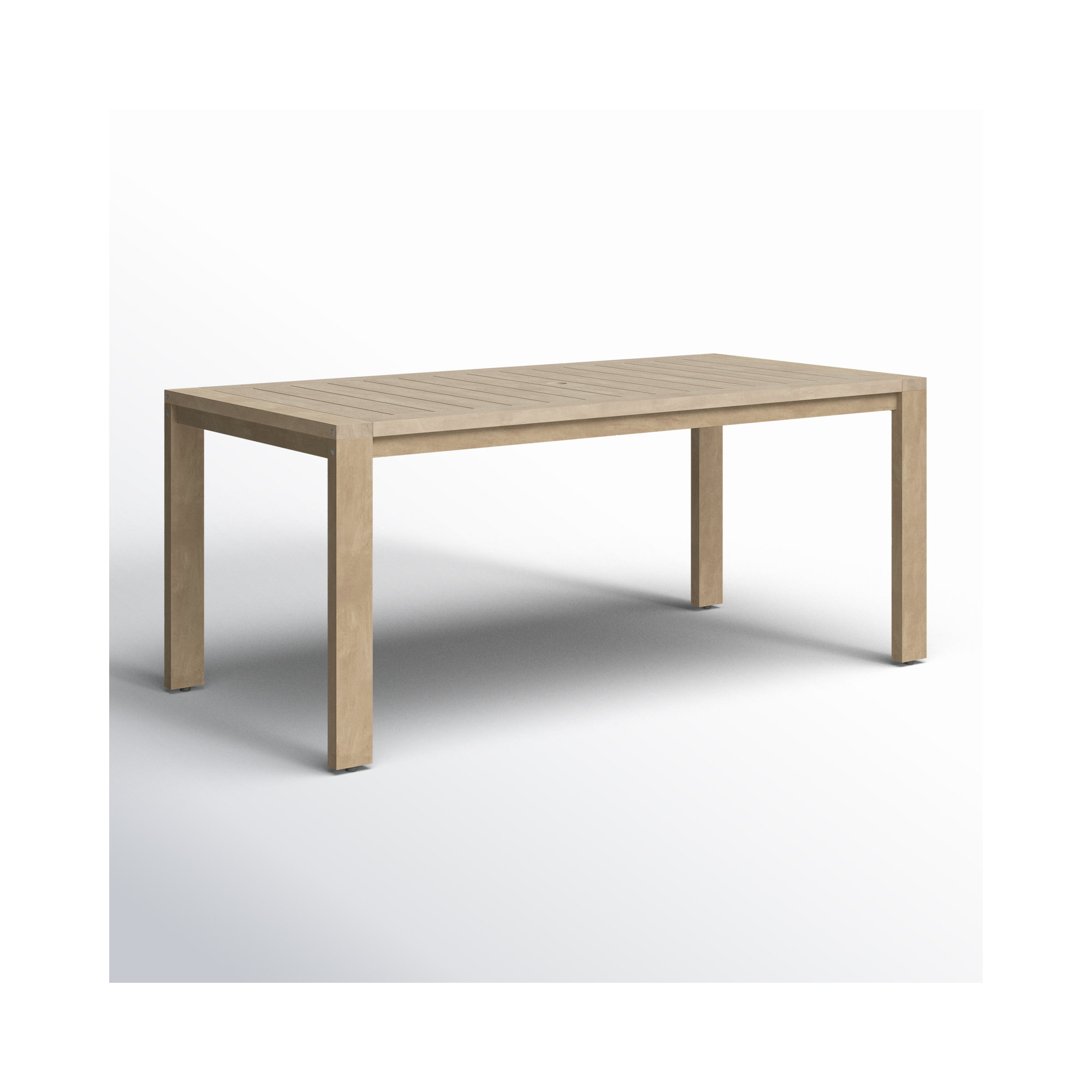 Joly Outdoor Dining Table, 30" H x 71" W x 35" D, Teak