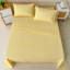 Ensemble de draps en vichy, microfibre prélavée ultra-douce-111122524-113713684