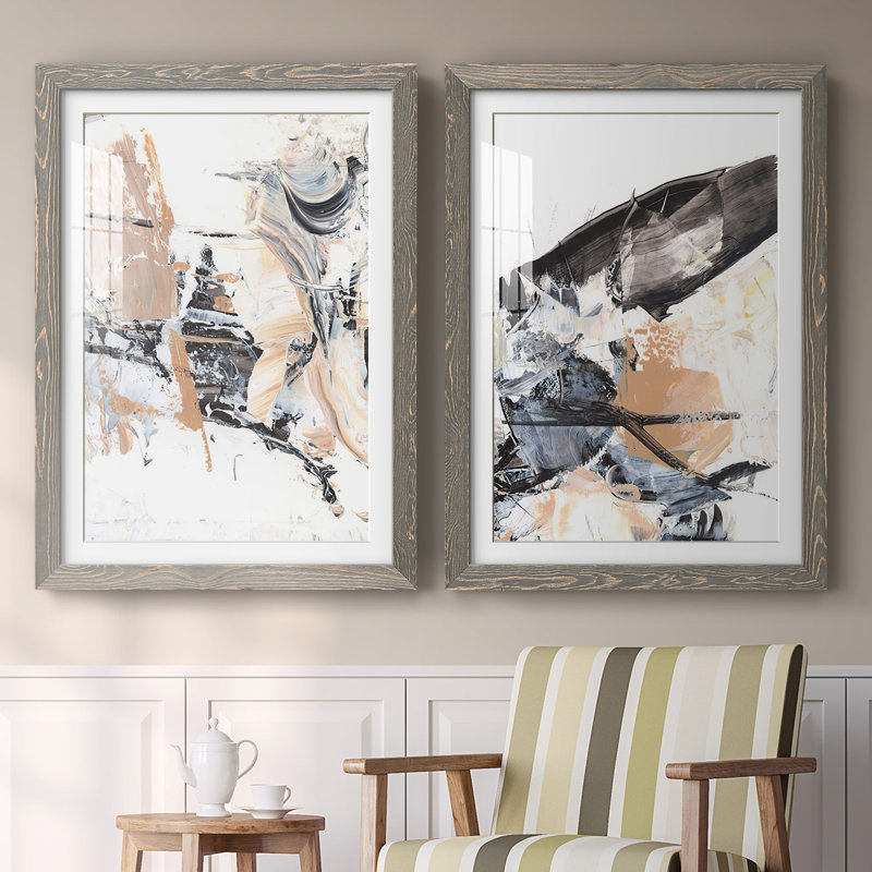 «Ruckus III», reproduction encadrée de qualité supérieure - prête à être accrochée, H 42,5 po x l 61 po x P 1,5 po