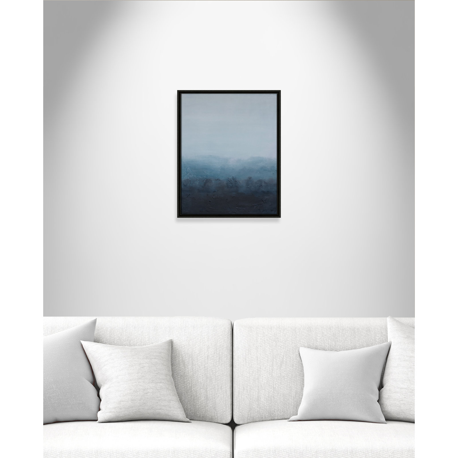 Elemental I Print by S.H. Khan, 17.5'' W x 21.5'' H, Espresso Floater
