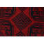 Tapis unique rouge 3 pi 7 po x 6 pi 2 po One-of-a-Kind