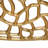 Modern Handcrafted Aluminium Mesh Pattern Coffee Table