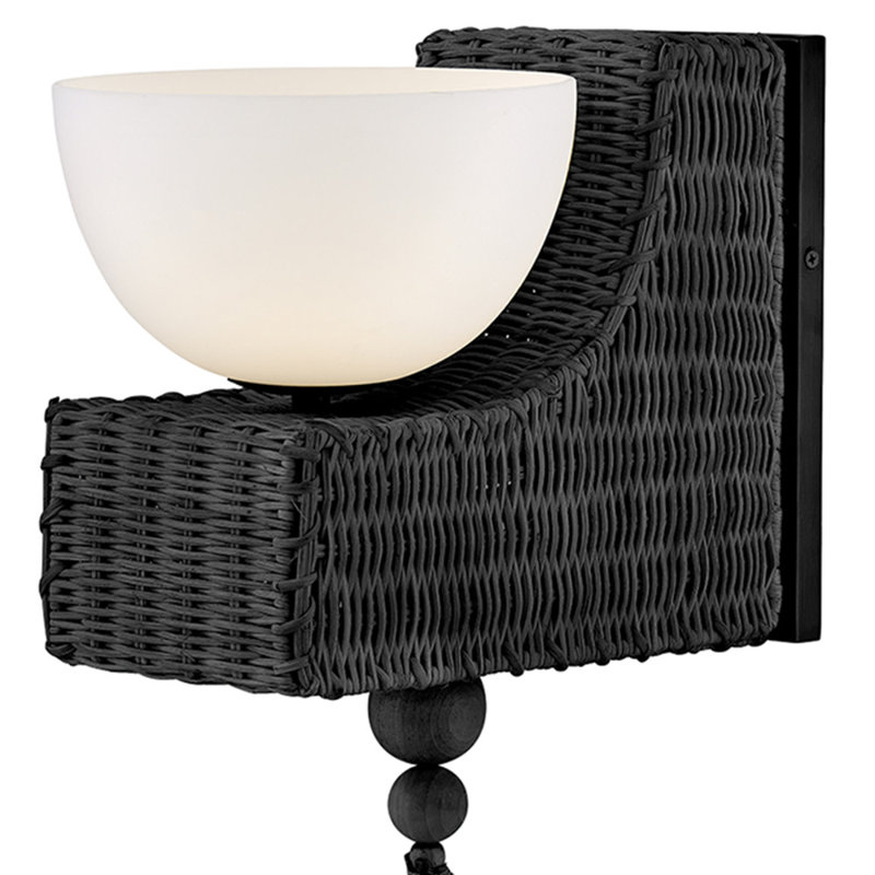 Thalia 1 - Light Bath Sconce by Lisa McDennon, Black