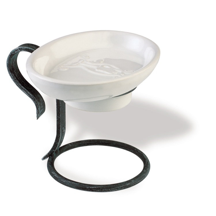 Flora Soap Dish, Ancient Bronze