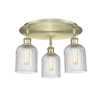 Fiennes Glass Flush Mount
