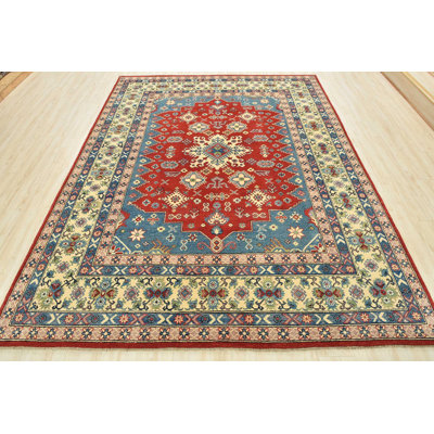 Tapis tribal Kazak 8 pi 3 po x 9 pi 10 po Nellya
