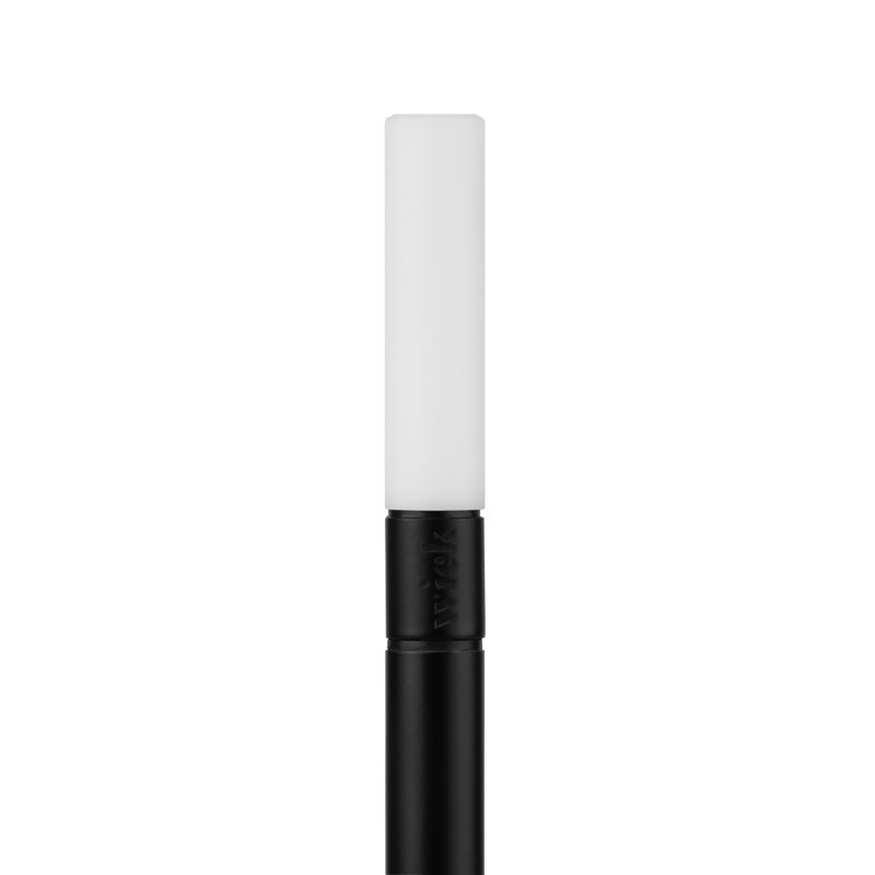 Candle-Inspired Portable Rechargeable Lamp - Wick, Black, 10.2" H x 4.7" W x 4.7" D