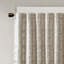 Rideau occultant avec passe-tringle en jacquard