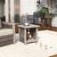 Table d'appoint extérieure carrée en aluminium l 20 po Alumacube