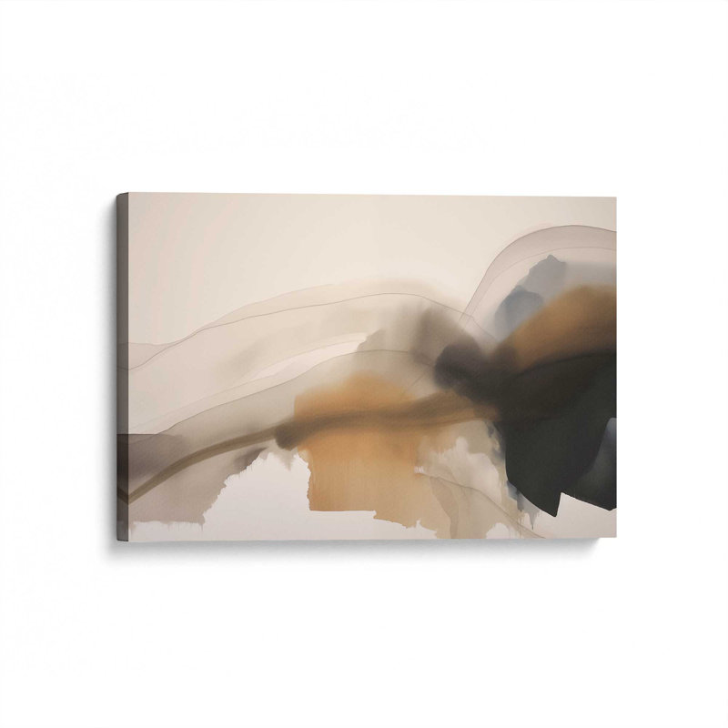 Rustic Elegance Noir, reproduction sur toile, H 12 po x l 18 po x P 1,25 po, Toile tendue, 1