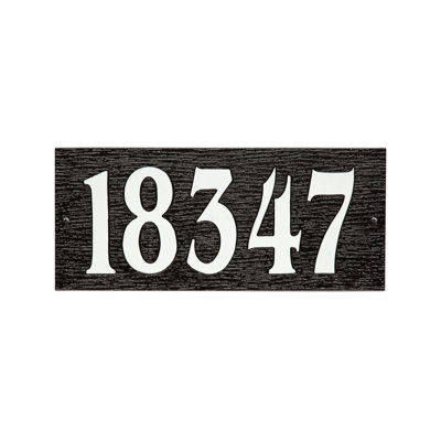 Woodgrain Rectangle Wall Plaque