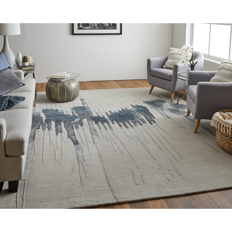 Ramiro Abstract Indoor Rug, Rectangle 3'6" x 5'6"