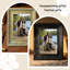 Cadre photo noir 1PC 5 "x 7" avec lignes horizontales ou verticales 1PC