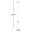 Luminaire suspendu conique à 1 lumière Lankford-358056976