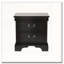 Table de chevet classique en bois 22 po x 16 po x 22,7 po-2134967304