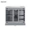 Meuble-lavabo moderne 36 po avec lavabo en céramique, porte à fermeture douce, tablette réglable et 3 tiroirs-122274460