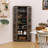 Retro Hexagon Corner Dining Cabinet