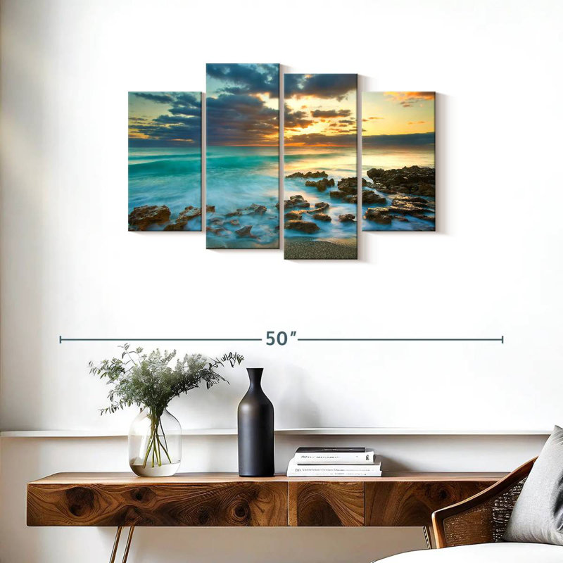 Gillard Ocean Sunrise Hues, H 22 po x l 36 po