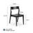 Linzy Solid Wood Modern Dining Chair-1467955558