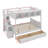 Kids Twin Over Full Bunk Bed with Drawers-1455815043
