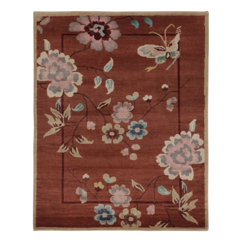 Art Deco Handmade Wool Area Rug